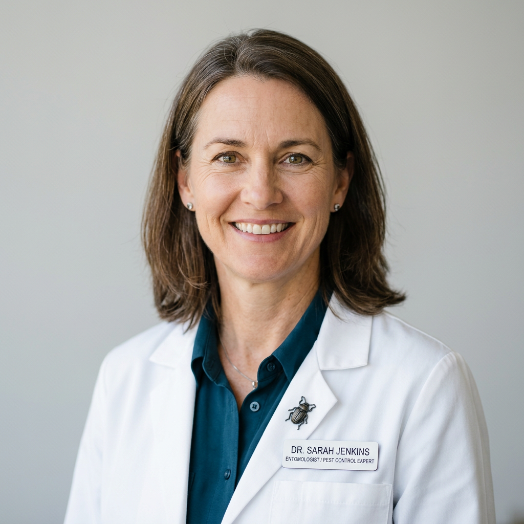 Portrait of entomologist Dr. Laura Bennett